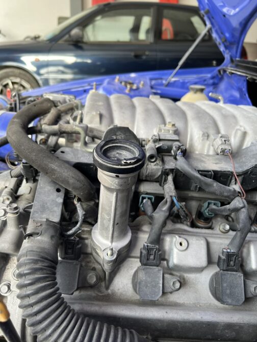 Toyota 3UZ Oil Filler Cap Billet - Image 5